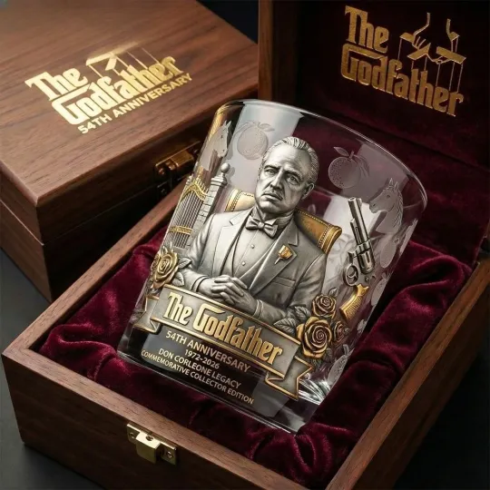 The Godfather Don Corleone 54Th Anniversary Collectors Glass 2026
