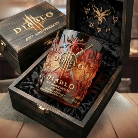 Discover Diablo Anniversary Whiskey Glass