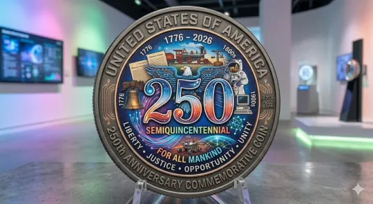Discover United States 250th Anniversary Commemorative Coin