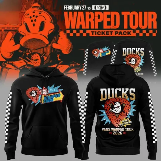 Anaheim Ducks Warped Tour 2026 Hoodie