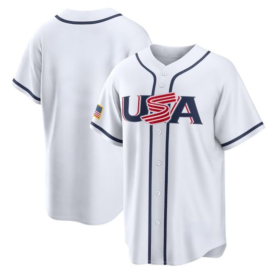 Discover USA Jersey,White 2026 World Baseball Classic