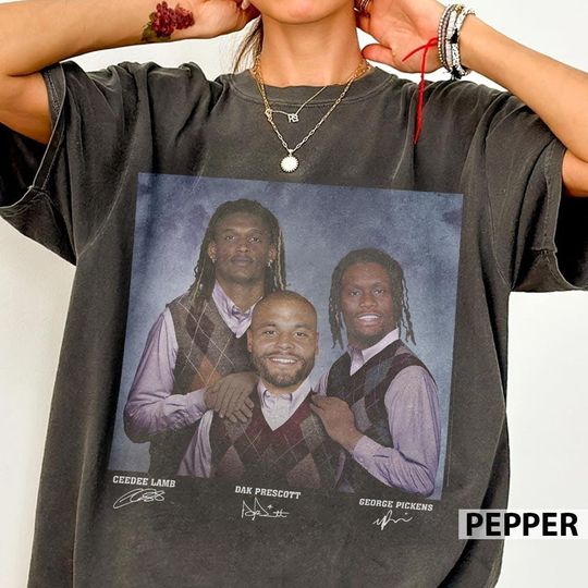 CeeDee Lamb Dak Prescott George Pickens Football Shirt, Dallas Step Bros Tee, Funny Football Gift Unisex