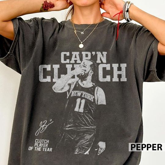 Discover Jalen Brunson Basketball Vintage Shirt, Jalen Brunson Comfort Color Tee, Game Day Shirt, Basketball Shirt