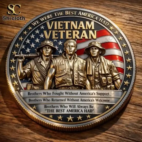 Vietnam War Veterans Coin