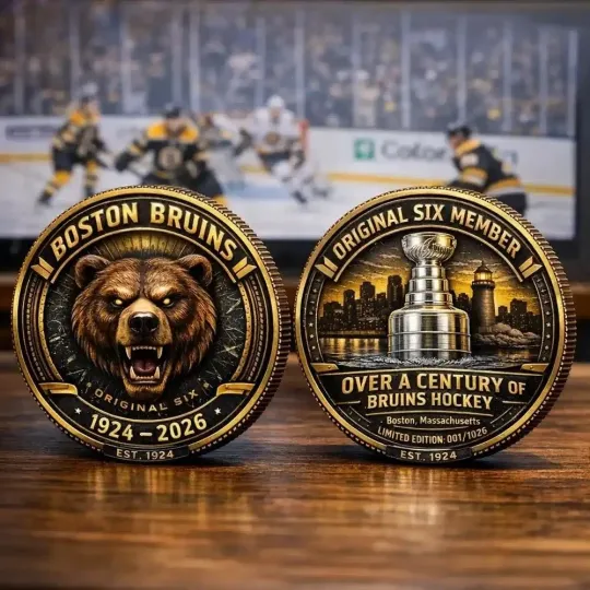Discover Bruins 102nd Anniversary Coin