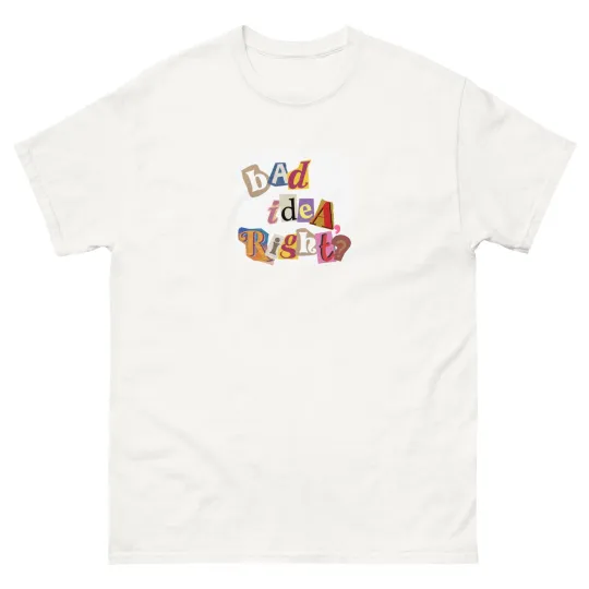 Discover Olivia Rodrigo Bad Idea Right T-Shirt Guts Album Merchandise
