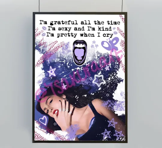 Olivia Rodrigo GUTS Album Poster Vertical Art Print