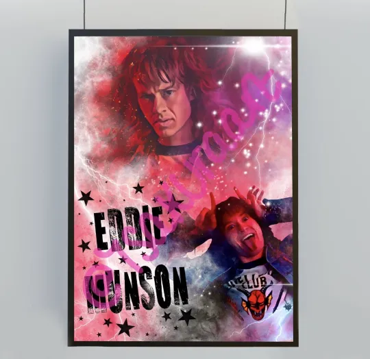 Stranger Things Ed Munson Art Print - Stranger Things 4 Poster - Joseph Quinn