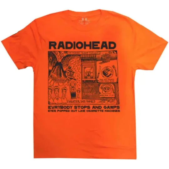 Discover Radiohead Gawps Band T-shirt