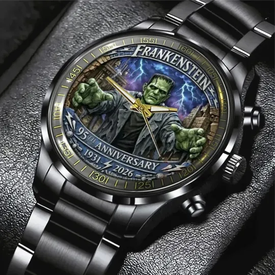 Discover Franken.stein 95th Anniversary Black Stainless Steel Watch