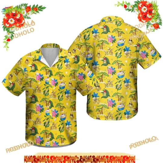 Discover Bananas Blow Funny 3D Hawaiian Shirt