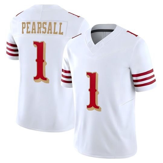 Discover Men San Francisco #1 Ricky Pearsall White 2025 Rivalries Collection Jersey
