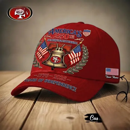 49ers 1776-2026 Years Of Independence Classic Cap