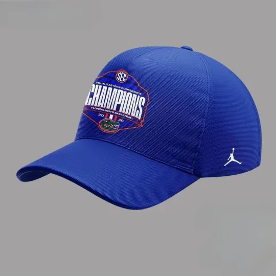 Gators 2026 Men’s Basketball Champions Limited Edition Blue Cap