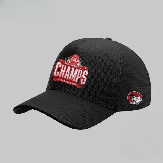 Discover WSSU Women’s  2026 Basketball Champions Limited Edition Black Cap