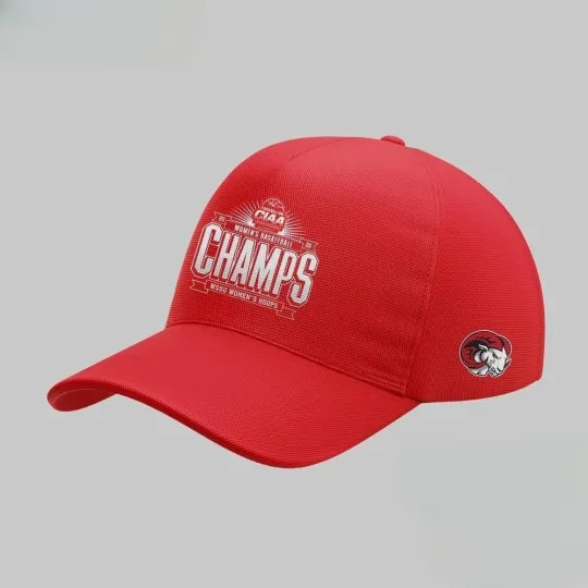 Discover WSSU Women’s  2026 Basketball Champions Limited Edition Red Cap