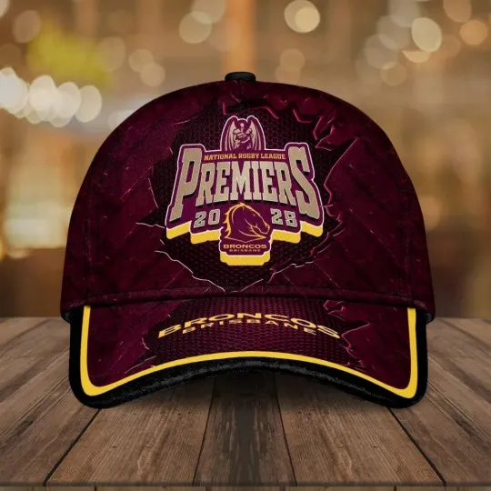 Discover Brisbane Broncos 2025 Premiers Classic Cap