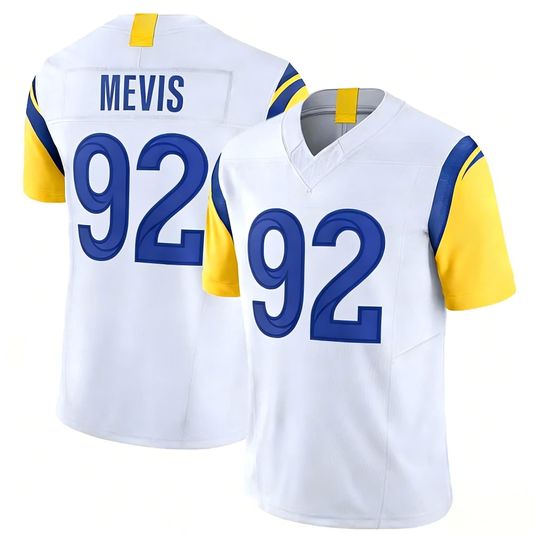 Discover Men Los Angeles White Harrison Mevis Jersey 2025