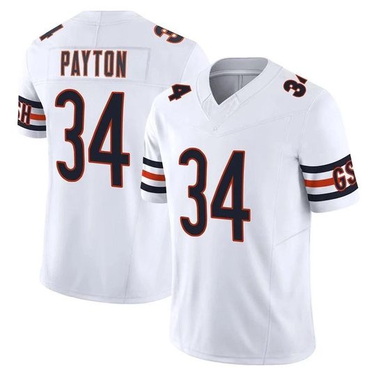 Discover Men's Chicago #34 Walter Payton Football Jersey White Gift for Fans Sports