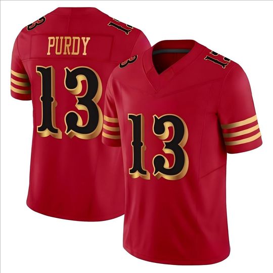 Discover Men's San Francisco Red #13 Brock Purdy Jersey 2025
