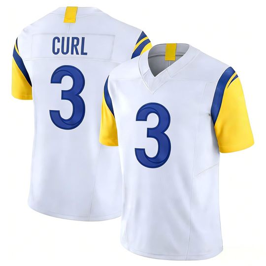 Discover Men Los Angeles White Kamren Curl Jersey 2025