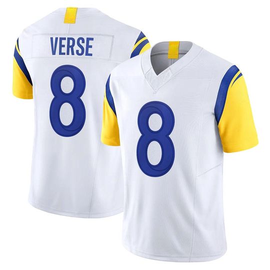 Discover Men Los Angeles White Jared Verse Jersey 2025