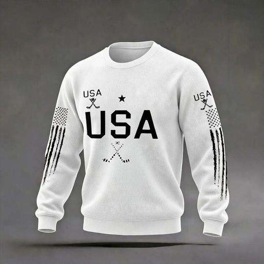 2026 Winter Olympic Ice Hockey Hoodie Team USA, USA Hockey Fan