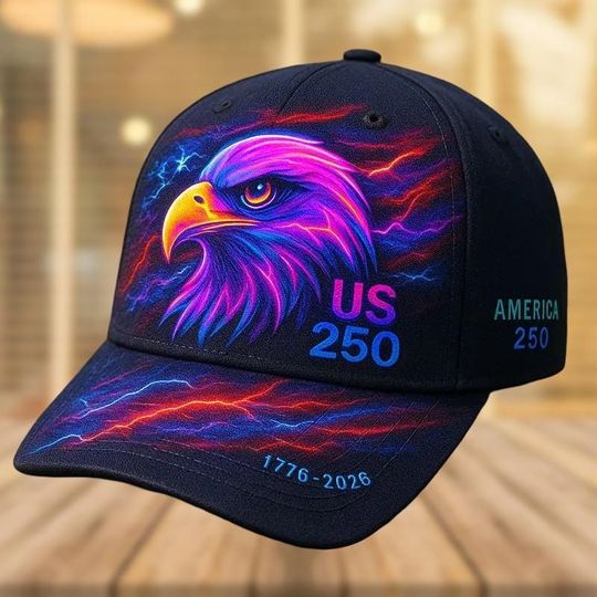 Discover America Anniversary 1776-2026 Classic Cap, Bird United States Men Cap, 4th of July Classic Hat, USA Love Hat Gift For Patriotic