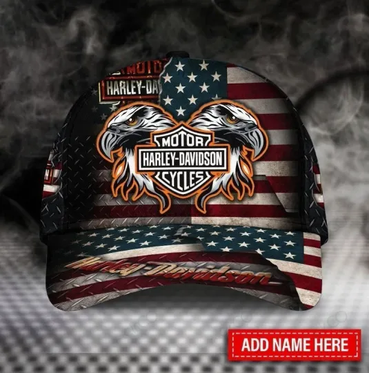 Discover Personalized Harley Motor Racing Davidson Classic Cap Gift