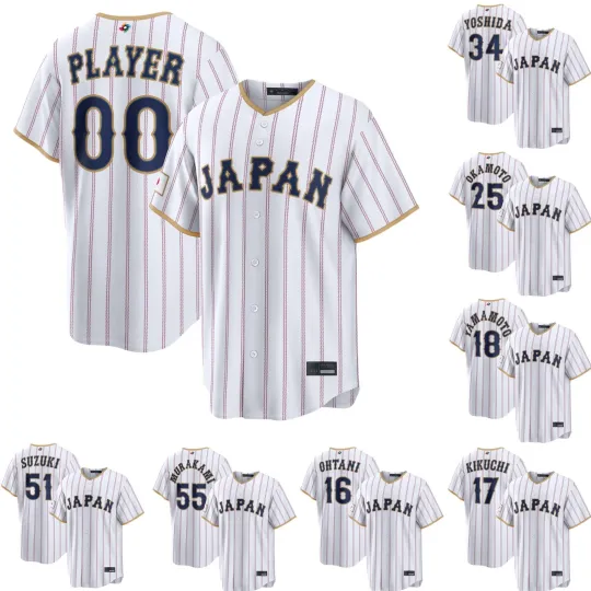 Discover Japan Men's Baseball  White 2026 World Baseball Classic Home Stadium Jersey