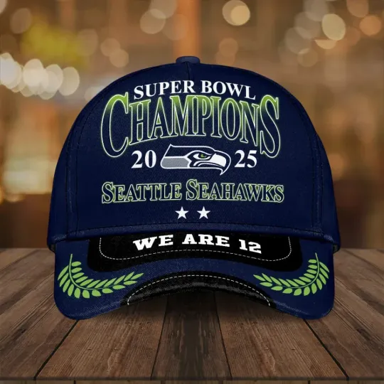 Seahawks 2025 SBowl LX Champions Classic Cap
