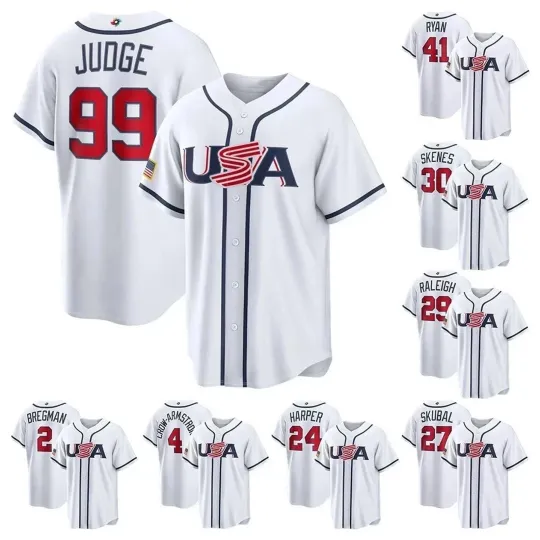Discover Men's USA Baseball 2026 World Baseball Classic Team - Adult Size S to 5XL