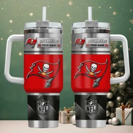 Discover Personalized Tampa Bay Football Team Buccaneerss 40 Oz Tumbler Gift for Fans