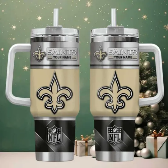 Discover Personalized New Orleans Football Team Saintss 40 Oz Tumbler Gift for Fans