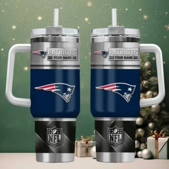 Discover Personalized New England Football Team Patriotss 40 Oz Tumbler Gift for Fans