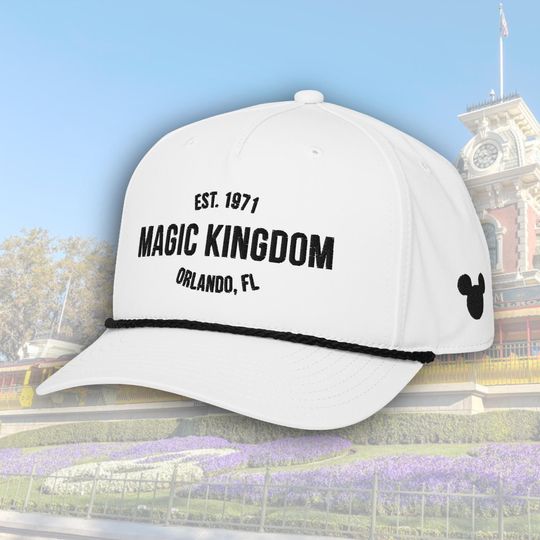 Discover Magic Kingdom Est. 1971 Hidden Mickey Hat | Subtle Disney Cap | Embroidered Hat | Vintage Disney Style | Minimalist Disney Hat