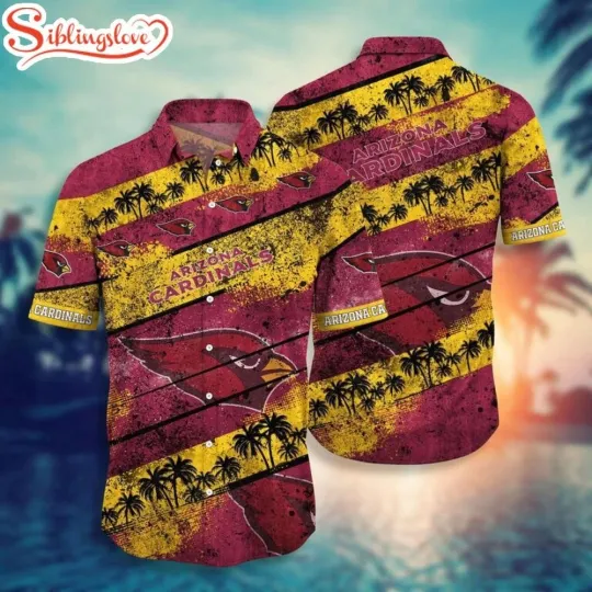 Discover Arizonna Football Team Cardinalss Aloha Vintage Hawaiian Shirt For Fans