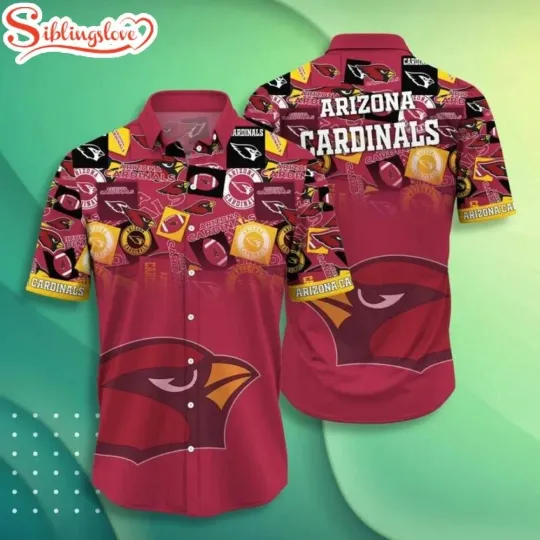Discover Arizonna Football Team Cardinalss Team Sport Hawaiian Shirt For Fans
