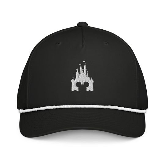 Discover Hidden Mickey Cinde Castle Embroidered Hat | Subtle Disney Golf Hat