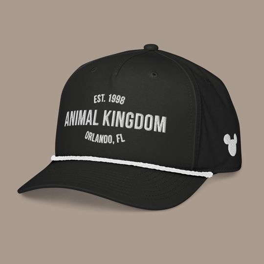 Discover Animal Kingdom Est. 1998 Hidden Mickey Embroidered Classic Hat | Subtle Disney Cap