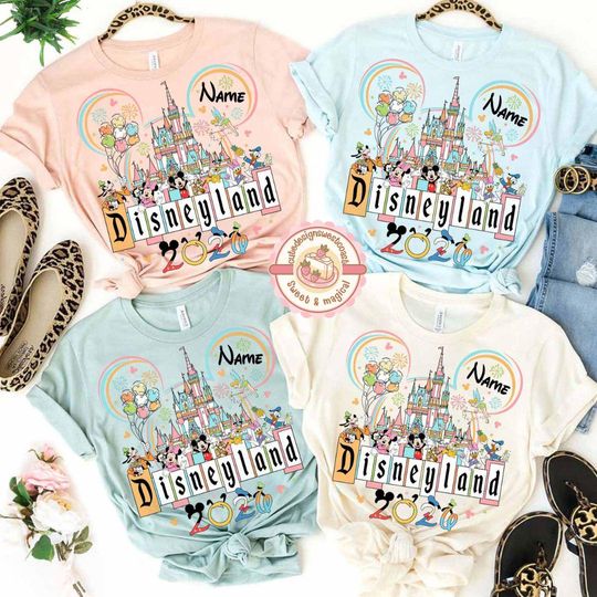 Discover Personalized Disney Trip 2026 shirt, Disneyland 2026 Family Matching Shirts, Mickey & friends Tee, Family Vacation Shirts, Magic Kingdom