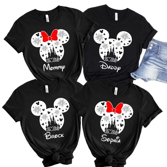 Discover 2026 Disney Year Personalized Family Name Vacation Shirts Matching Cruise Shirts Disney Shirts Disney Mickey DCL Disney Cruise Group