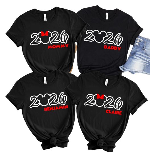 Discover 2026 Disney Family Vacation Shirts, Disneyland Matching Vacation Shirts, Disney Cruise Shirts, Disney Family Name Cruise Shirt DCL