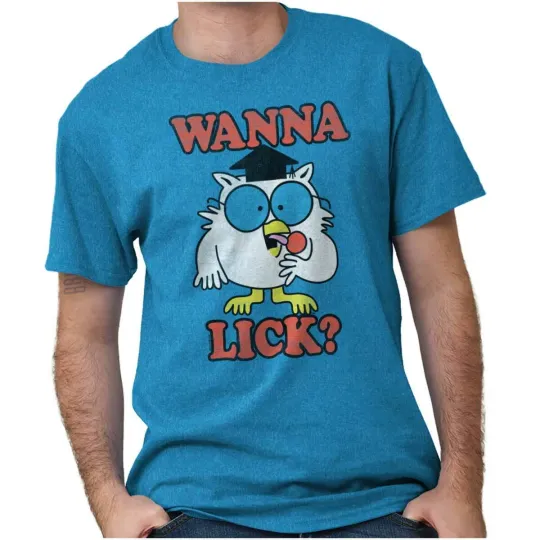 Discover Vintage Mr Owl Tootsie Pop Candy Crewneck T-Shirt for Women and Men