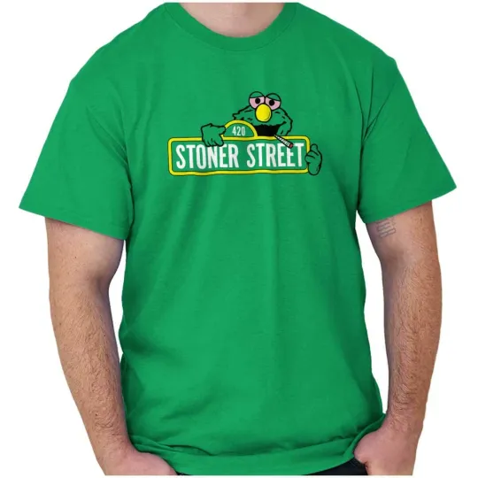 Discover Funny Stoner Marijuana 420 Crewneck T-Shirt for Women and Men
