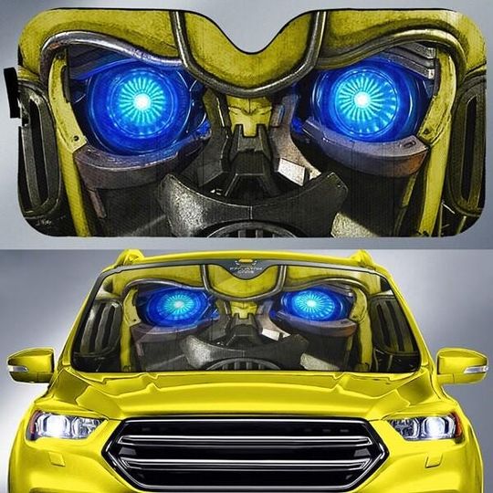 Angry Eyes Transformer Car Windshield, Transformer Auto Sun Shade, Bumblebee Transformers Car Sunshade, Optimus Prime Car Accessories