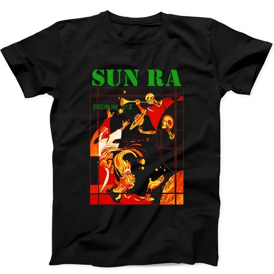 Discover Sun Ra Discipline 27 II Jazz Band Music T-Shirt Black