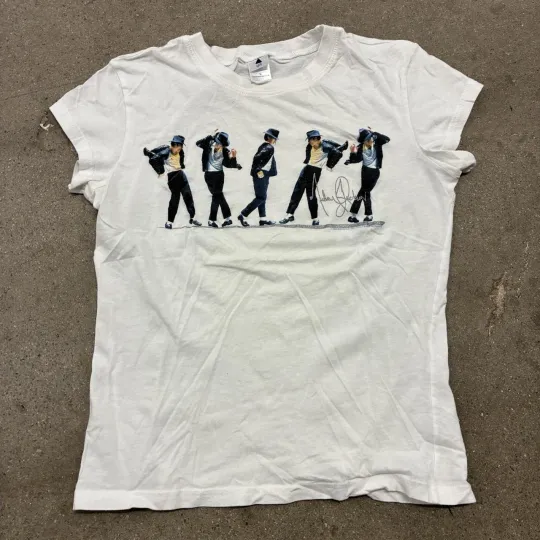 Vintage 2000s Michael Jackson Moonwalk T-Shirt