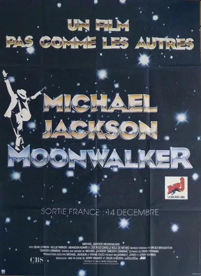 Moonwalker Michael Jackson Premium Matte Vertical Poster Rare French Movie Poster