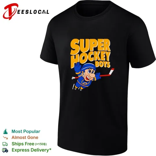 Discover Lake Superior State Lakers Super Hockey Boys mascot flying shirt